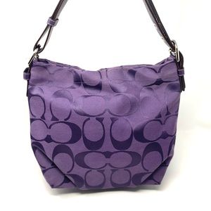 Coach SigC Duffle Shoulder Crossbody Hobo Bag